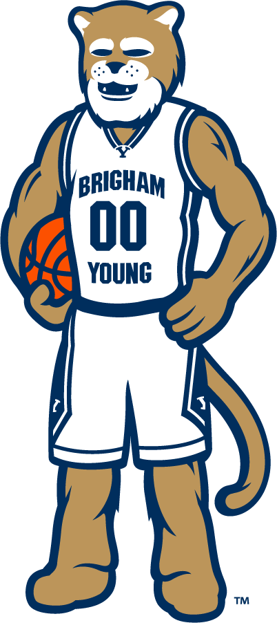 Brigham Young Cougars 2010-Pres Mascot Logo diy iron on heat transfer